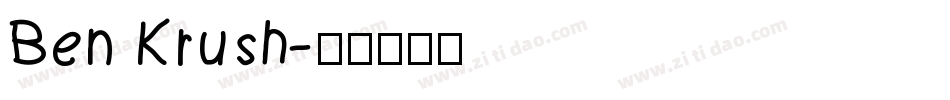 Ben Krush字体转换